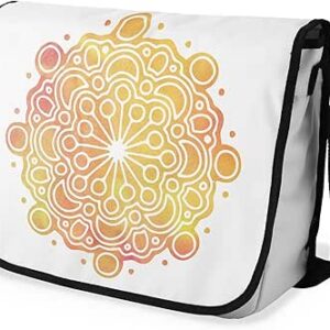 بوناميزون شنطة ماسنجر مدرسية مطبوعة رقميا مع حزام اسود للطلاب، شنطة كروس وشنطة ساعي، شنطة كتف للمدرسة، العودة الى المدرسة، المقاس: 29 × 36 سم