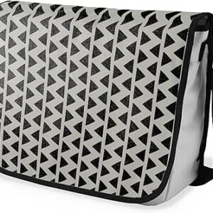 بوناميزون شنطة ماسنجر مدرسية مطبوعة رقميا مع حزام اسود للطلاب، شنطة كروس وشنطة ساعي، شنطة كتف للمدرسة، العودة الى المدرسة، المقاس: 29 × 36 سم