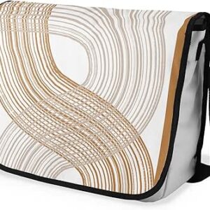 شنطة ماسنجر مدرسية مطبوعة رقمية بحزام اسود للبنات والاولاد من لو جاردين دو لين، شنطة ماسنجر للطلاب، شنط كتف مقاس 29 × 36 سم