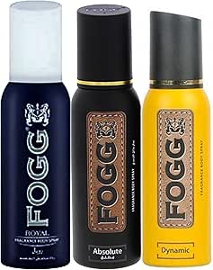 طقم هدايا فوج 3x120 مل معطر للجسم للرجال، بخاخ، 120.0 ملليلتر