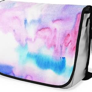 بوناميزون شنطة ماسنجر مدرسية مطبوعة رقميا مع حزام اسود للطلاب، شنطة كروس وشنطة ساعي، شنطة كتف للمدرسة، العودة الى المدرسة، المقاس: 29 × 36 سم