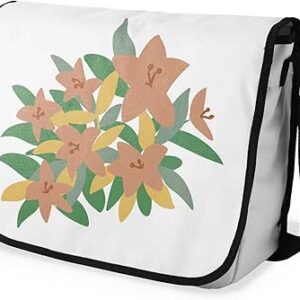 شنطة ماسنجر مدرسية مطبوعة رقمية بحزام اسود للبنات والاولاد من لو جاردين دو لين، شنطة ماسنجر للطلاب، شنط كتف مقاس 29 × 36 سم