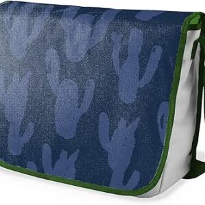 شنطة ماسنجر مدرسية مطبوعة رقميا مع احزمة كاكي للبنات والاولاد من لو جاردين دو لين، شنطة ماسنجر للطلاب، شنط كتف مقاس 29 × 36 سم