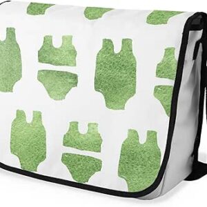 بوناميزون شنطة ماسنجر مدرسية مطبوعة رقميا مع حزام اسود للطلاب، شنطة كروس وشنطة ساعي، شنطة كتف للمدرسة، العودة الى المدرسة، المقاس: 29 × 36 سم