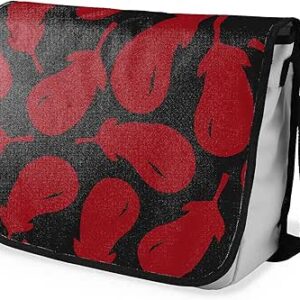 بوناميزون شنطة ماسنجر مدرسية مطبوعة رقميا مع حزام اسود للطلاب، شنطة كروس وشنطة ساعي، شنطة كتف للمدرسة، العودة الى المدرسة، المقاس: 29 × 36 سم