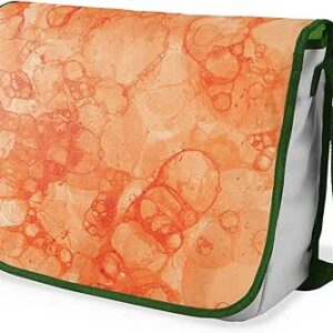 شنطة ماسنجر مدرسية مطبوعة رقميا مع احزمة كاكي للبنات والاولاد من لو جاردين دو لين، شنطة ماسنجر للطلاب، شنط كتف مقاس 29 × 36 سم