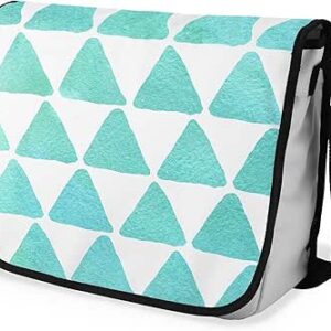 بوناميزون شنطة ماسنجر مدرسية مطبوعة رقميا مع حزام اسود للطلاب، شنطة كروس وشنطة ساعي، شنطة كتف للمدرسة، العودة الى المدرسة، المقاس: 29 × 36 سم