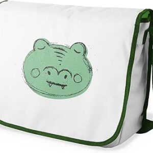 شنطة ماسنجر مدرسية مطبوعة رقميا مع احزمة كاكي للبنات والاولاد من لو جاردين دو لين، شنطة ماسنجر للطلاب، شنط كتف مقاس 29 × 36 سم