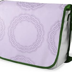 بوناميزون شنطة ماسنجر مدرسية مطبوعة رقميا مع حزام كاكي للطلاب، شنطة كروس وشنطة ساعي، شنطة كتف للمدرسة، العودة الى المدرسة، المقاس: 29 × 36 سم