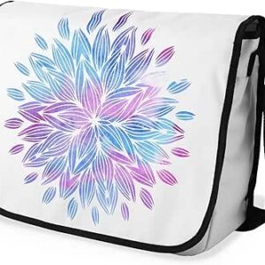 شنطة ماسنجر مدرسية مطبوعة رقمية بحزام اسود للبنات والاولاد من لو جاردين دو لين، شنطة ماسنجر للطلاب، شنط كتف مقاس 29 × 36 سم