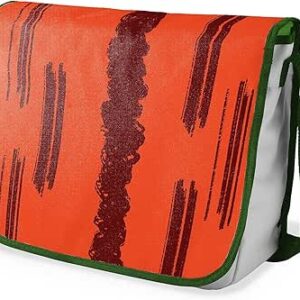 بوناميزون شنطة ماسنجر مدرسية مطبوعة رقميا مع حزام كاكي للطلاب، شنطة كروس وشنطة ساعي، شنطة كتف للمدرسة، العودة الى المدرسة، المقاس: 29 × 36 سم