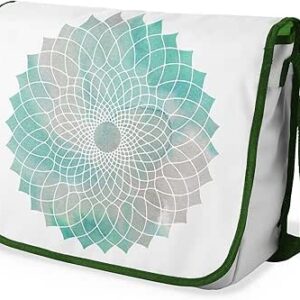 شنطة ماسنجر مدرسية مطبوعة رقميا مع احزمة كاكي للبنات والاولاد من لو جاردين دو لين، شنطة ماسنجر للطلاب، شنط كتف مقاس 29 × 36 سم