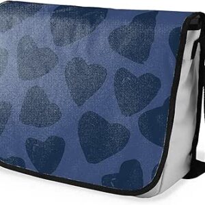 شنطة ماسنجر مدرسية مطبوعة رقمية بحزام اسود للبنات والاولاد من لو جاردين دو لين، شنطة ماسنجر للطلاب، شنط كتف مقاس 29 × 36 سم