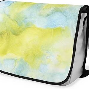 بوناميزون شنطة ماسنجر مدرسية مطبوعة رقميا مع حزام اسود للطلاب، شنطة كروس وشنطة ساعي، شنطة كتف للمدرسة، العودة الى المدرسة، المقاس: 29 × 36 سم