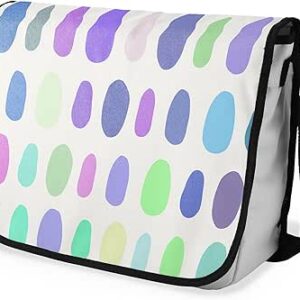 شنطة ماسنجر مدرسية مطبوعة رقمية بحزام اسود للبنات والاولاد من لو جاردين دو لين، شنطة ماسنجر للطلاب، شنط كتف مقاس 29 × 36 سم