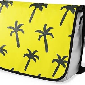 بوناميزون شنطة ماسنجر مدرسية مطبوعة رقميا مع حزام اسود للطلاب، شنطة كروس وشنطة ساعي، شنطة كتف للمدرسة، العودة الى المدرسة، المقاس: 29 × 36 سم