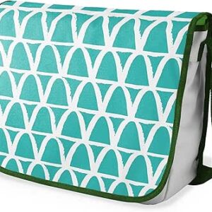 بوناميزون شنطة ماسنجر مدرسية مطبوعة رقميا مع حزام كاكي للطلاب، شنطة كروس وشنطة ساعي، شنطة كتف للمدرسة، العودة الى المدرسة، المقاس: 29 × 36 سم