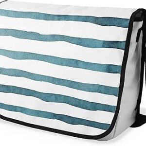 شنطة ماسنجر مدرسية مطبوعة رقمية بحزام اسود للبنات والاولاد من لو جاردين دو لين، شنطة ماسنجر للطلاب، شنط كتف مقاس 29 × 36 سم