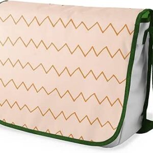 بوناميزون شنطة ماسنجر مدرسية مطبوعة رقميا مع حزام كاكي للطلاب، شنطة كروس وشنطة ساعي، شنطة كتف للمدرسة، العودة الى المدرسة، المقاس: 29 × 36 سم