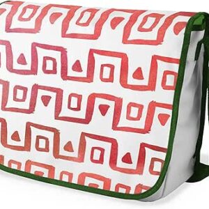 بوناميزون شنطة ماسنجر مدرسية مطبوعة رقميا مع حزام كاكي للطلاب، شنطة كروس وشنطة ساعي، شنطة كتف للمدرسة، العودة الى المدرسة، المقاس: 29 × 36 سم، ألوان متعددة