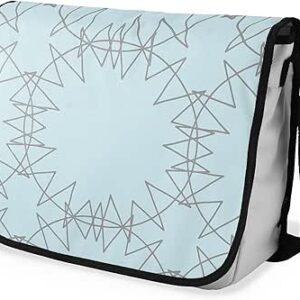 بوناميزون شنطة ماسنجر مدرسية مطبوعة رقميا مع حزام اسود للطلاب، شنطة كروس وشنطة ساعي، شنطة كتف للمدرسة، العودة الى المدرسة، المقاس: 29 × 36 سم