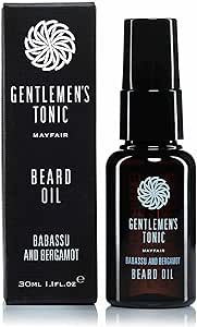 زيت اللحية جنتلمينز تونيك بخلاصة الباباسو والبرغموت بحجم 30 مل