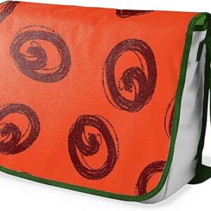 بوناميزون شنطة ماسنجر مدرسية مطبوعة رقميا مع حزام كاكي للطلاب، شنطة كروس وشنطة ساعي، شنطة كتف للمدرسة، العودة الى المدرسة، المقاس: 29 × 36 سم