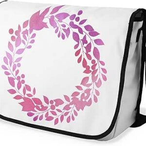 بوناميزون شنطة ماسنجر مدرسية مطبوعة رقميا مع حزام اسود للطلاب، شنطة كروس وشنطة ساعي، شنطة كتف للمدرسة، العودة الى المدرسة، المقاس: 29 × 36 سم