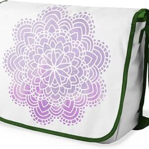 بونامايسون حقيبة مدرسية رسول مطبوعة رقميًا مع حزام كاكي للطلاب ، حقيبة كروس بودي ، حقيبة ساعي ، حقيبة كتف للمدرسة، العودة إلى المدرسة، الحجم: 29 × 36 سم، ألوان متعددة