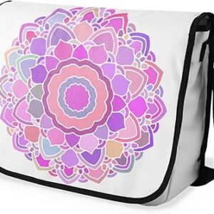 شنطة ماسنجر مدرسية مطبوعة رقمية بحزام اسود للبنات والاولاد من لو جاردين دو لين، شنطة ماسنجر للطلاب، شنط كتف مقاس 29 × 36 سم