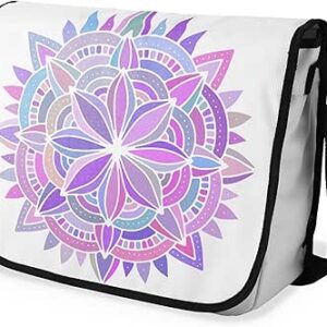 شنطة ماسنجر مدرسية مطبوعة رقمية بحزام اسود للبنات والاولاد من لو جاردين دو لين، شنطة ماسنجر للطلاب، شنط كتف مقاس 29 × 36 سم