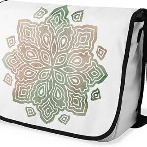 بوناميزون شنطة ماسنجر مدرسية مطبوعة رقميا مع حزام اسود للطلاب، شنطة كروس وشنطة ساعي، شنطة كتف للمدرسة، العودة الى المدرسة، المقاس: 29 × 36 سم