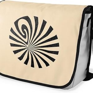 شنطة ماسنجر مدرسية مطبوعة رقمية بحزام اسود للبنات والاولاد من لو جاردين دو لين، شنطة ماسنجر للطلاب، شنط كتف مقاس 29 × 36 سم