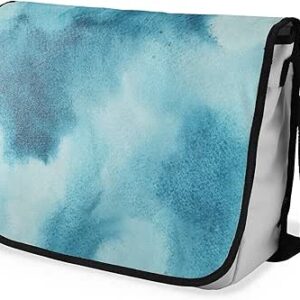 شنطة ماسنجر مدرسية مطبوعة رقمية بحزام اسود للبنات والاولاد من لو جاردين دو لين، شنطة ماسنجر للطلاب، شنط كتف مقاس 29 × 36 سم