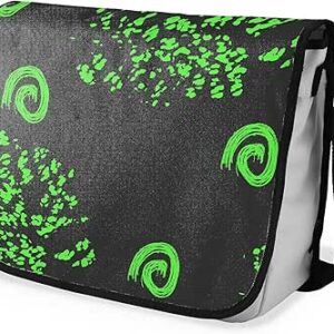 شنطة ماسنجر مدرسية مطبوعة رقمية بحزام اسود للبنات والاولاد من لو جاردين دو لين، شنطة ماسنجر للطلاب، شنط كتف مقاس 29 × 36 سم