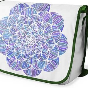 بوناميزون شنطة ماسنجر مدرسية مطبوعة رقميا مع حزام كاكي للطلاب، شنطة كروس وشنطة ساعي، شنطة كتف للمدرسة، العودة الى المدرسة، المقاس: 29 × 36 سم، ألوان متعددة