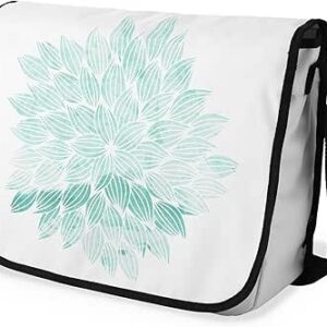 بوناميزون شنطة ماسنجر مدرسية مطبوعة رقميا مع حزام اسود للطلاب، شنطة كروس وشنطة ساعي، شنطة كتف للمدرسة، العودة الى المدرسة، المقاس: 29 × 36 سم