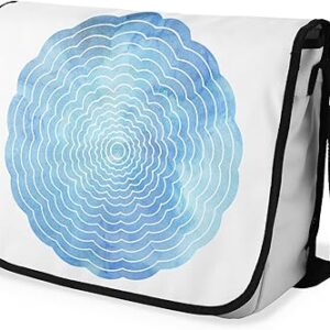 بوناميزون شنطة ماسنجر مدرسية مطبوعة رقميا مع حزام اسود للطلاب، شنطة كروس وشنطة ساعي، شنطة كتف للمدرسة، العودة الى المدرسة، المقاس: 29 × 36 سم