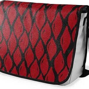 شنطة ماسنجر مدرسية مطبوعة رقمية بحزام اسود للبنات والاولاد من لو جاردين دو لين، شنطة ماسنجر للطلاب، شنط كتف مقاس 29 × 36 سم