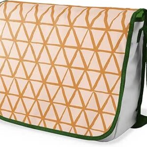 شنطة ماسنجر مدرسية مطبوعة رقميا مع احزمة كاكي للبنات والاولاد من لو جاردين دو لين، شنطة ماسنجر للطلاب، شنط كتف مقاس 29 × 36 سم