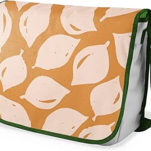 بوناميزون شنطة ماسنجر مدرسية مطبوعة رقميا مع حزام كاكي للطلاب، شنطة كروس وشنطة ساعي، شنطة كتف للمدرسة، العودة الى المدرسة، المقاس: 29 × 36 سم