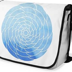 شنطة ماسنجر مدرسية مطبوعة رقمية بحزام اسود للبنات والاولاد من لو جاردين دو لين، شنطة ماسنجر للطلاب، شنط كتف مقاس 29 × 36 سم