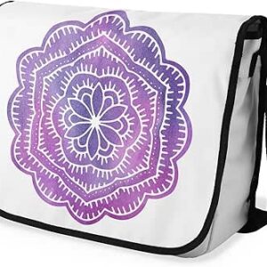 شنطة ماسنجر مدرسية مطبوعة رقمية بحزام اسود للبنات والاولاد من لو جاردين دو لين، شنطة ماسنجر للطلاب، شنط كتف مقاس 29 × 36 سم