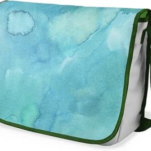 شنطة ماسنجر مدرسية مطبوعة رقميا مع احزمة كاكي للبنات والاولاد من لو جاردين دو لين، شنطة ماسنجر للطلاب، شنط كتف مقاس 29 × 36 سم