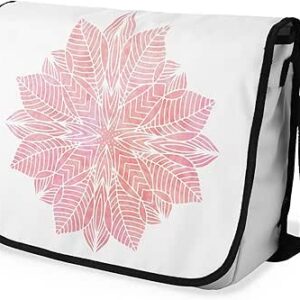 بوناميزون شنطة ماسنجر مدرسية مطبوعة رقميا مع حزام اسود للطلاب، شنطة كروس وشنطة ساعي، شنطة كتف للمدرسة، العودة الى المدرسة، المقاس: 29 × 36 سم