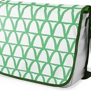 شنطة ماسنجر مدرسية مطبوعة رقميا مع احزمة كاكي للبنات والاولاد من لو جاردين دو لين، شنطة ماسنجر للطلاب، شنط كتف مقاس 29 × 36 سم