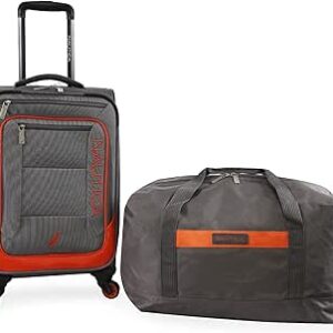 ناوتيكا مجموعة حقائب سفر سوفت سايد من باثفايندر مكونة من قطعتين (للحمل + حقيبة دافل)