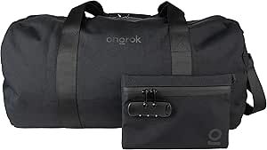 اونجروك شنطة دفل مع قفل كومبو وفلترة كربونية مدمجة (اسود)، كربون، البوليستر