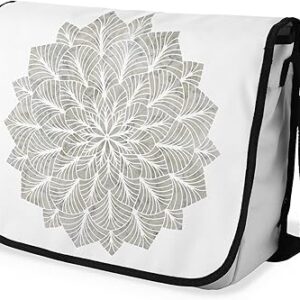 شنطة ماسنجر مدرسية مطبوعة رقمية بحزام اسود للبنات والاولاد من لو جاردين دو لين، شنطة ماسنجر للطلاب، شنط كتف مقاس 29 × 36 سم