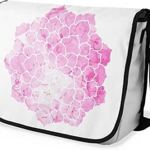 بوناميزون شنطة ماسنجر مدرسية مطبوعة رقميا مع حزام اسود للطلاب، شنطة كروس وشنطة ساعي، شنطة كتف للمدرسة، العودة الى المدرسة، المقاس: 29 × 36 سم